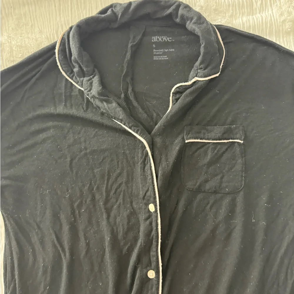 Stars Above Black Nightgown Women’s Small from Target Pajamas pjs - Picture 5 of 7